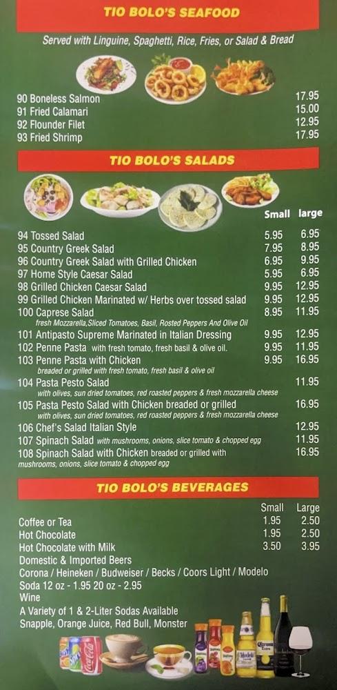 Tio Bolo's Pizza Menu image 2
