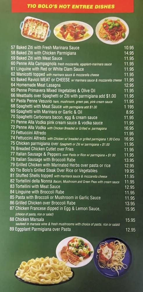 Tio Bolo's Pizza Menu image 4